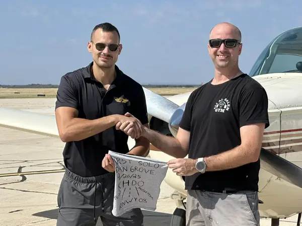 Student pilot shirt cutting tradition