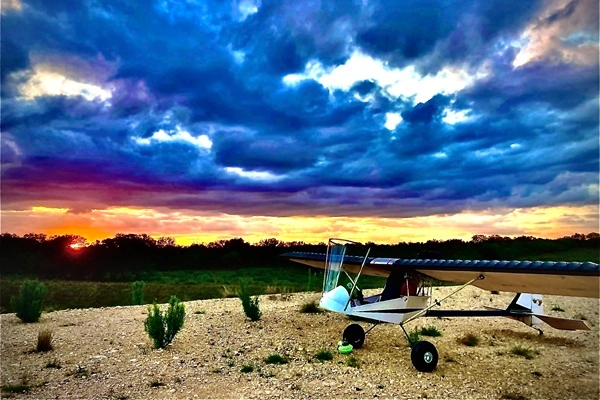 STOL Aircraft taking off short