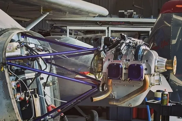 Inspecting a Zenith engine installation